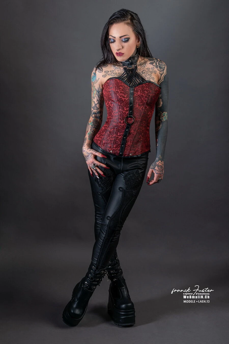 Corset Rouge 'dominatrix' – Image 3