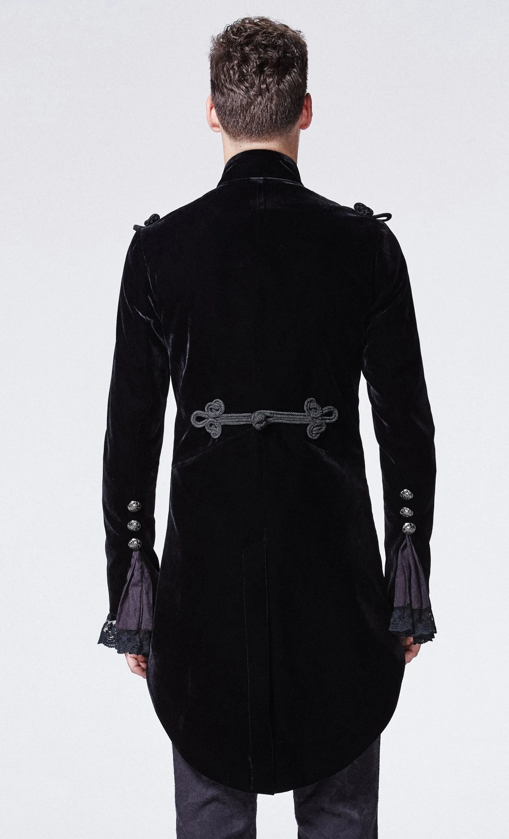 Veste Gothique Homme Queue De Pie 'baron Noir' – Image 3