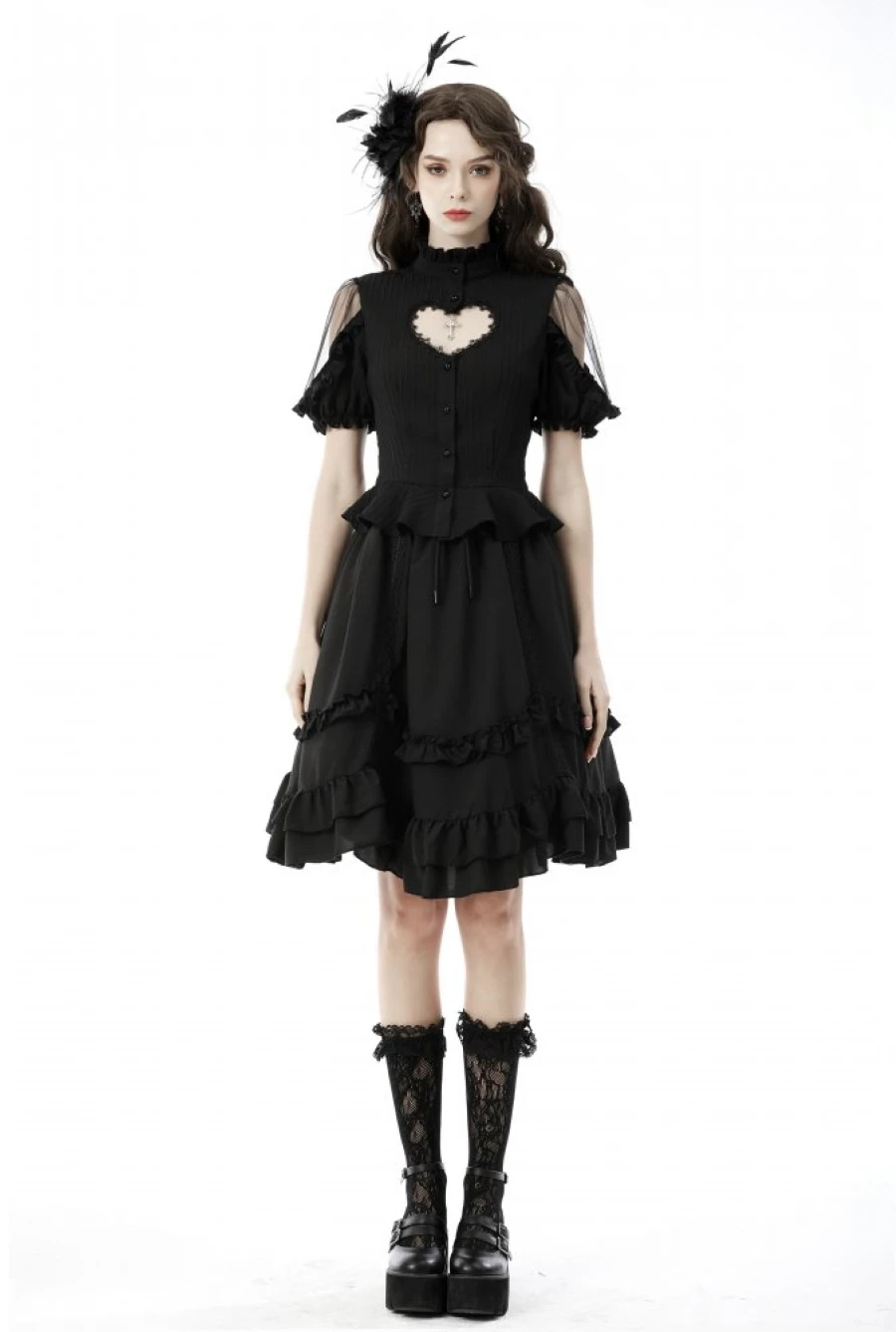 Chemisier DARK IN LOVE 'coeur Sombre' – Image 3