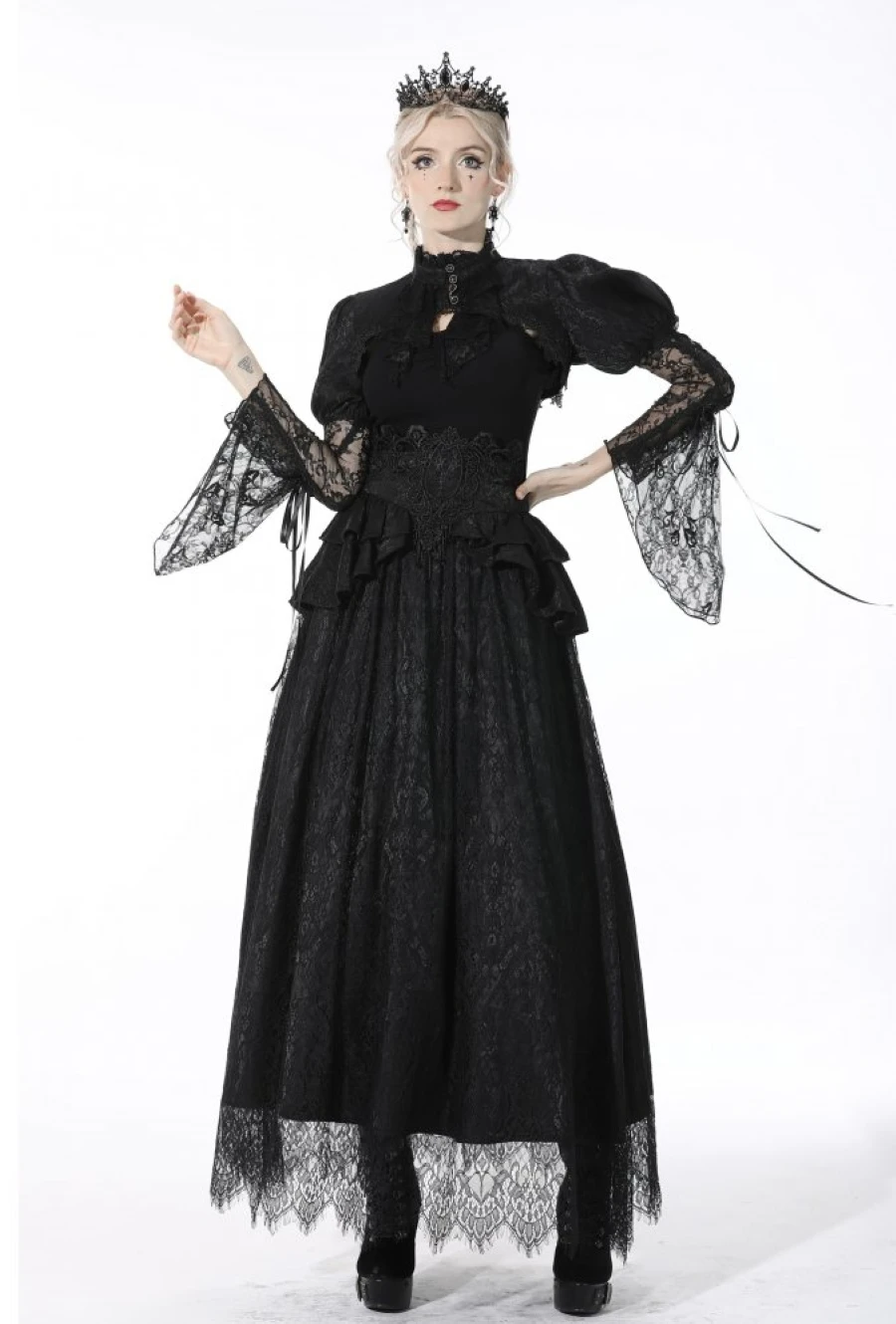 Longue Jupe Empire DARK IN LOVE 'Amalberta' – Image 4