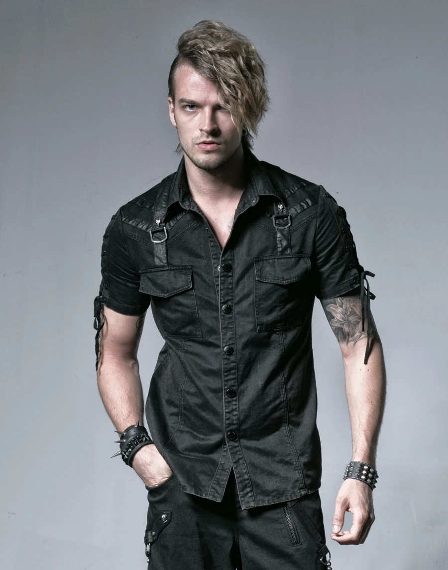 Chemise Gothique Homme PUNK RAVE