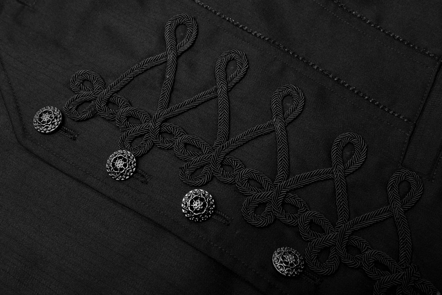 Gilet Sans Manches PUNK RAVE 'baron Noir' – Image 5