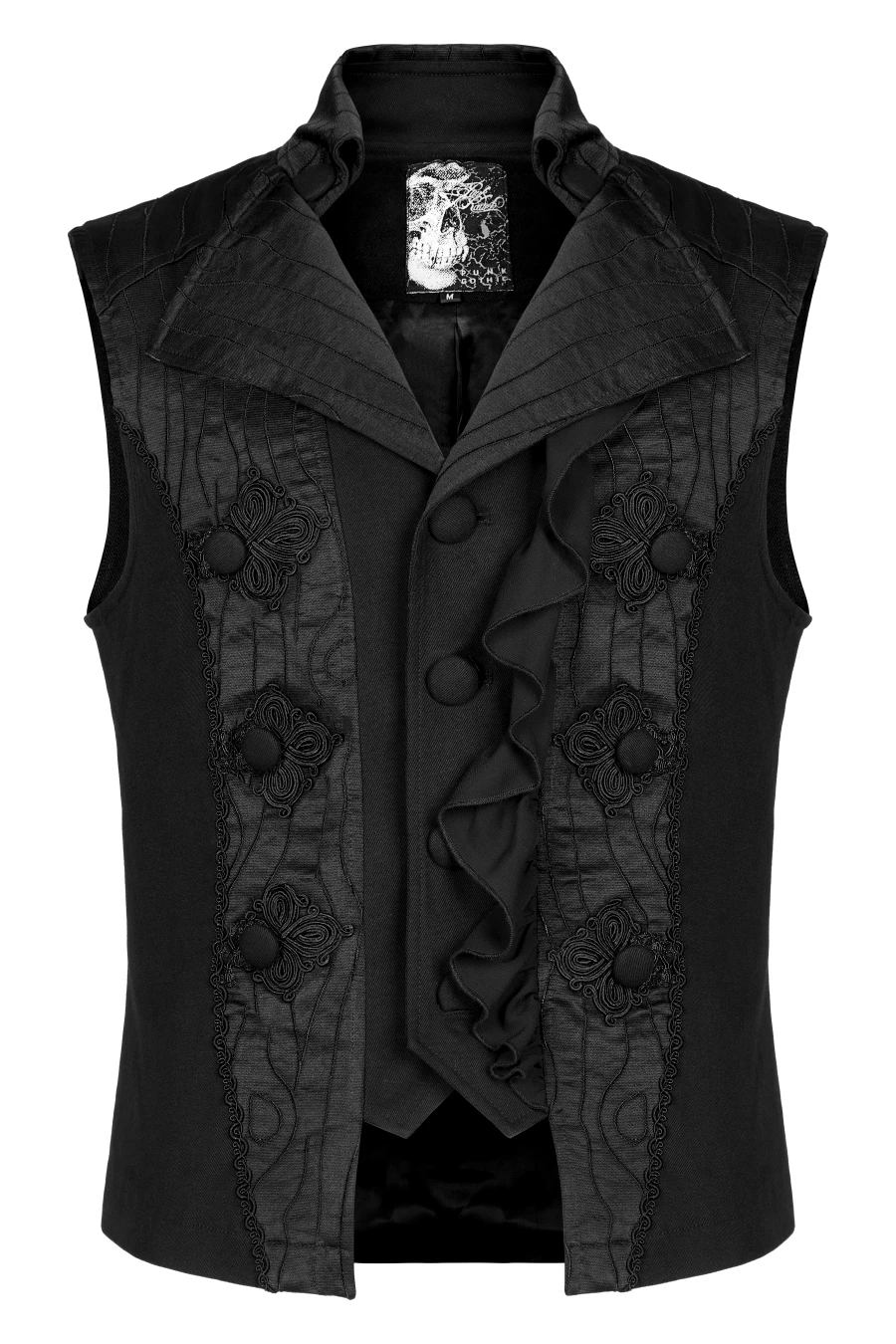 Gilet Jacquard Sans Manches PUNK RAVE – Image 2