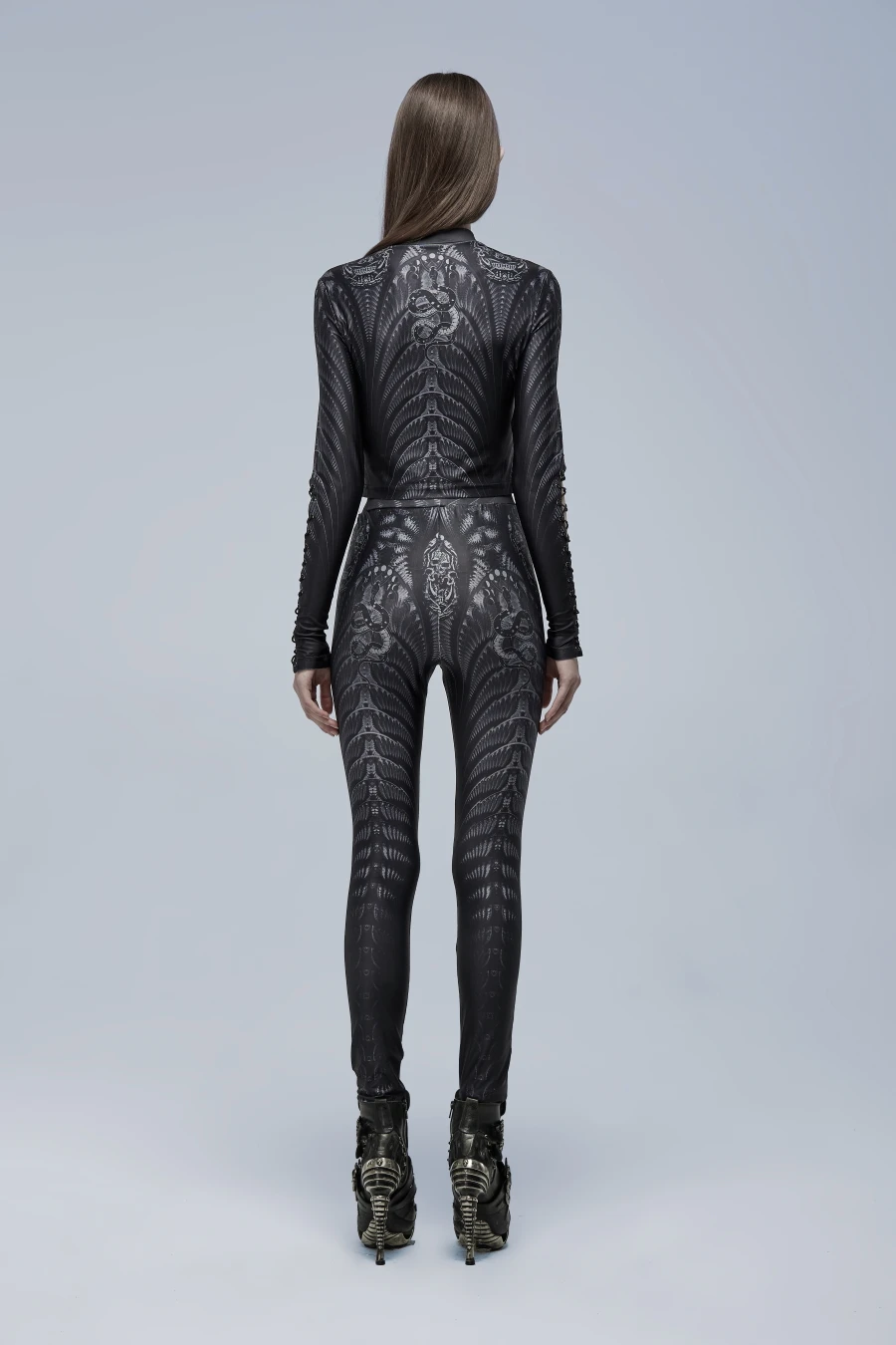 Haut Imprimé PUNK RAVE 'skeleton' – Image 3