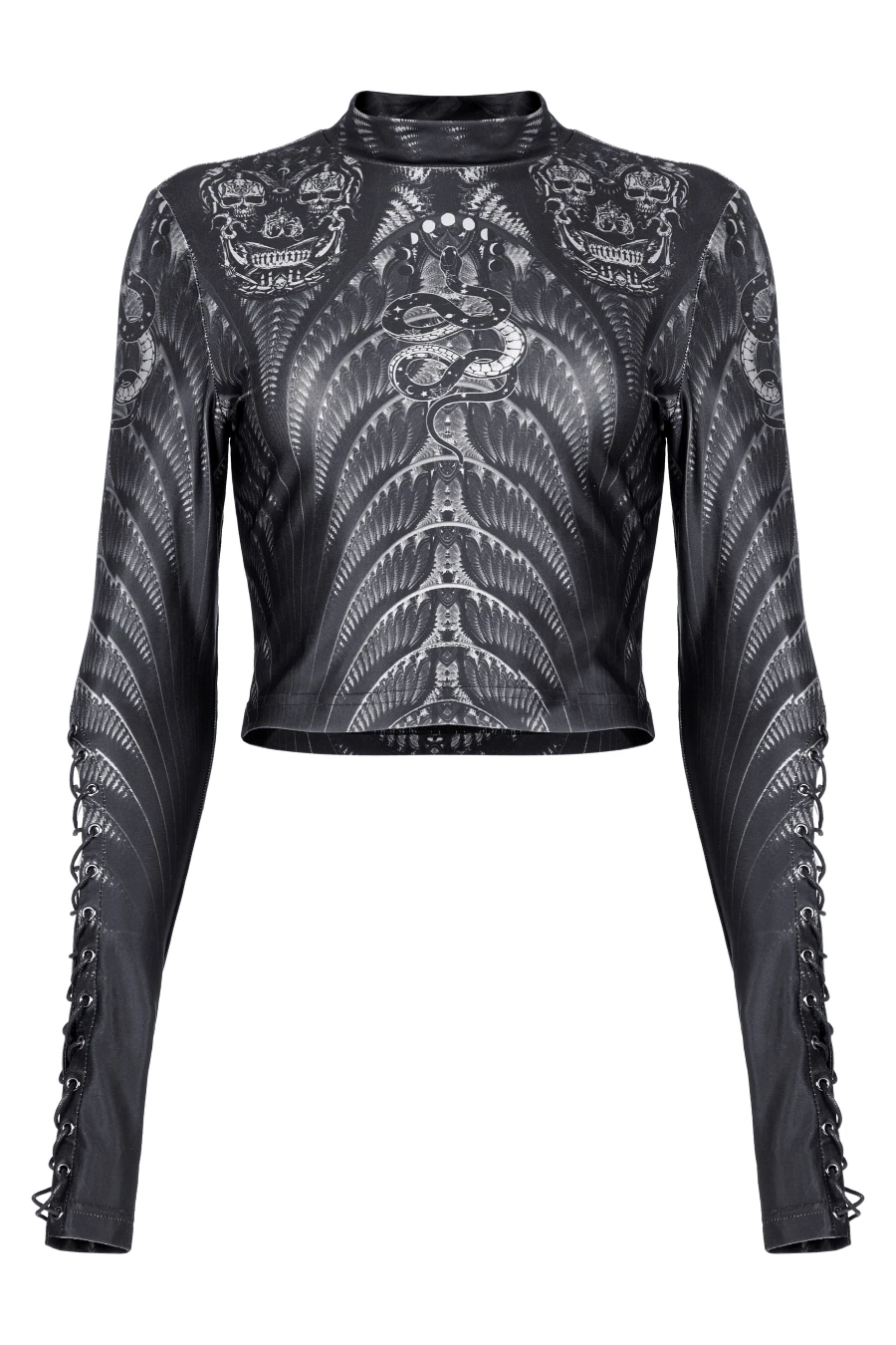 Haut Imprimé PUNK RAVE 'skeleton' – Image 5