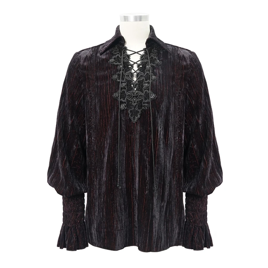 Chemise Vampire DEVIL FASHION 'aleister' – Image 2