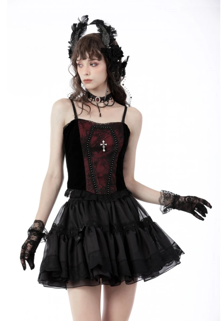 Top DARK IN LOVE 'goth Cross' – Image 2