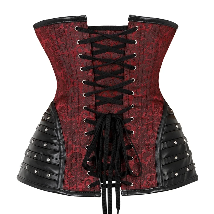 Corset Rock Gothique Rouge – Image 5