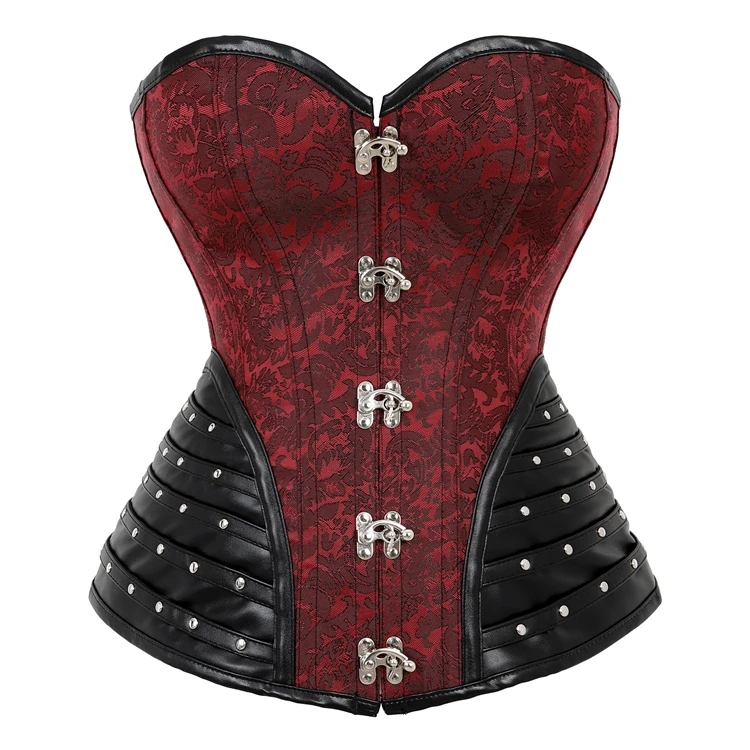 Corset Rock Gothique Rouge – Image 4