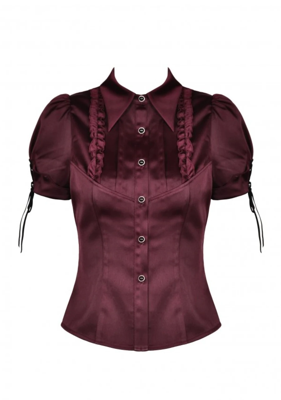 Chemisier Bordeaux DARK IN LOVE