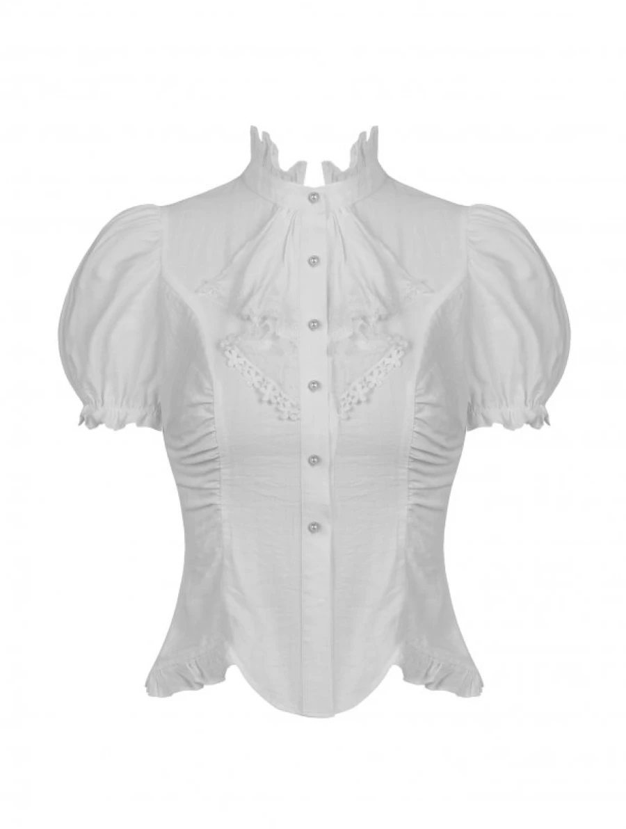 Chemisier Blanc DARK IN LOVE