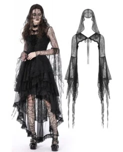 Mini Cape Gothique Araignée DARK IN LOVE