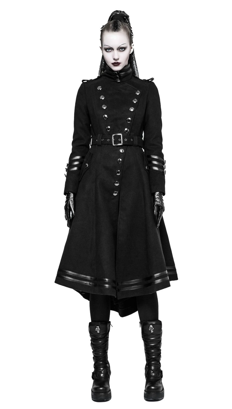Manteau Femme PUNK RAVE 'miss Sergent' – Image 2