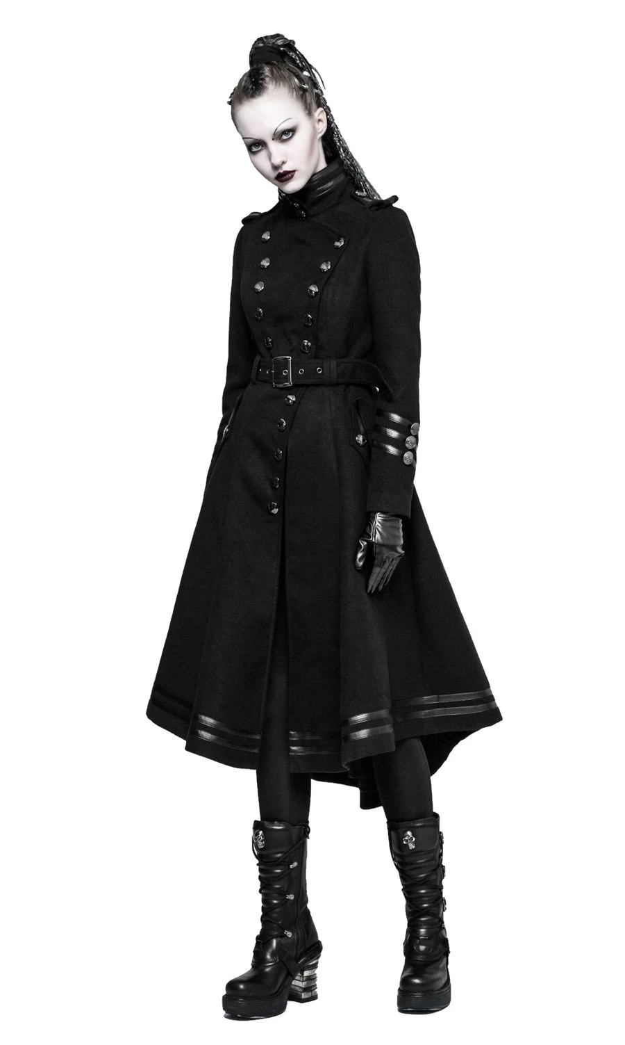 Manteau Femme PUNK RAVE 'miss Sergent' – Image 6