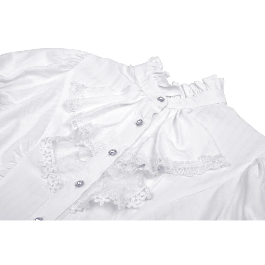 Chemisier Blanc DARK IN LOVE – Image 4