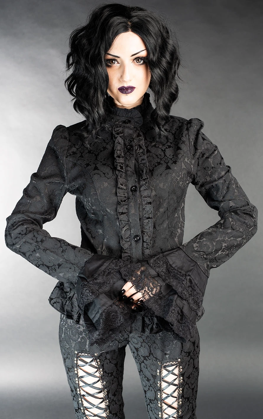 Chemisier Baroque Noir
