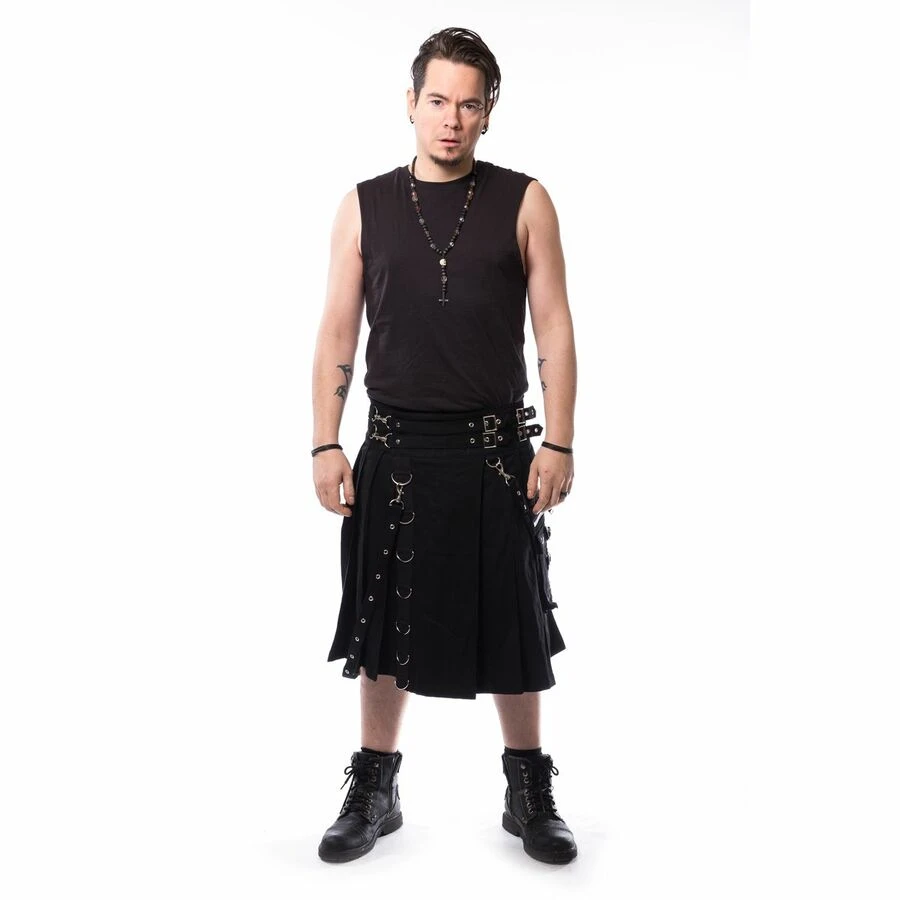 Kilt Noir POIZEN INDUSTRIES – Image 4