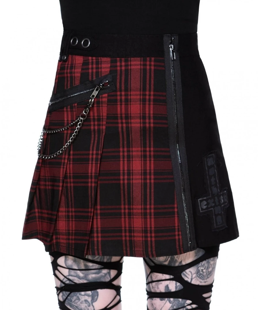 Mini Jupe KILLSTAR 'calling Alice Tartan' – Image 2
