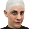 Calvitie De Zombie En Latex Non Maquillée