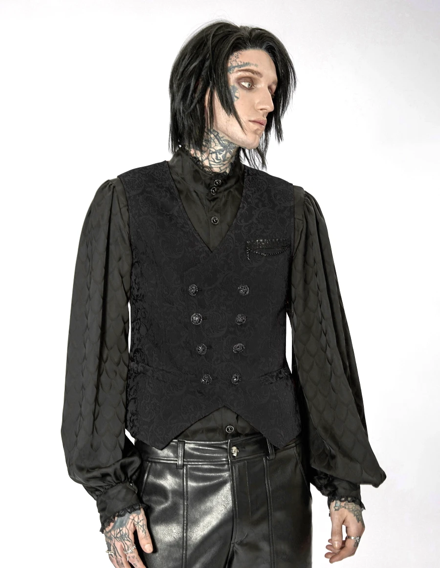 Gilet Brocarde Sans Manches PUNK RAVE – Image 3