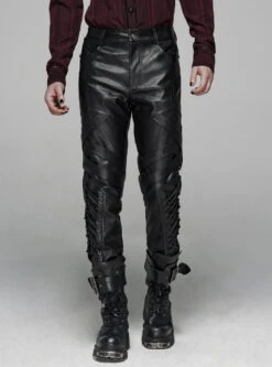 Pantalon Simili Cuir PUNK RAVE 'dimguard'