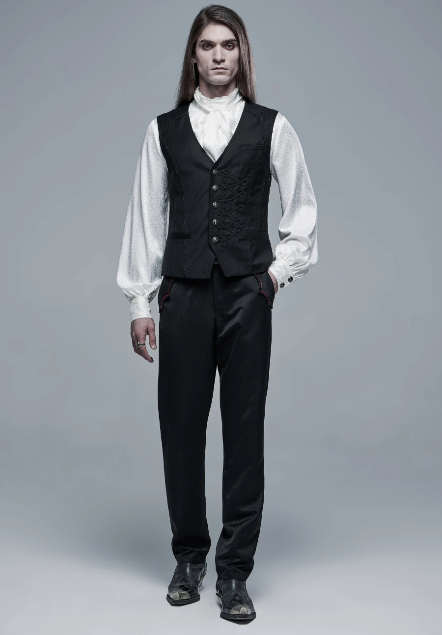 Gilet Sans Manches PUNK RAVE 'baron Noir' – Image 3