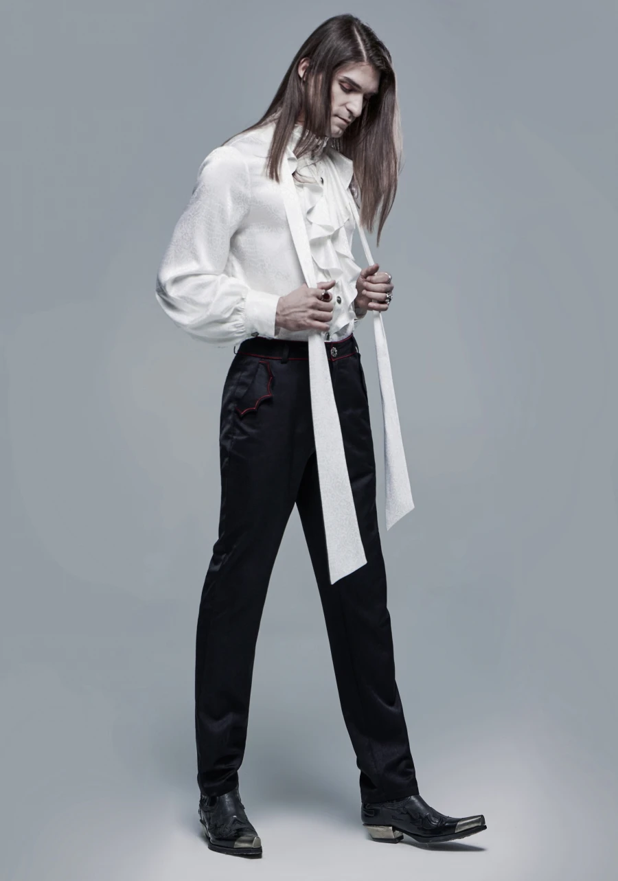 Chemise Vampire Blanche PUNK RAVE – Image 5