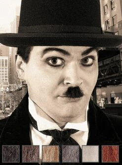 Charlie Moustache Professionnelle En Poils Véritables