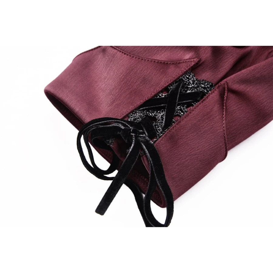 Chemisier Bordeaux DARK IN LOVE – Image 4