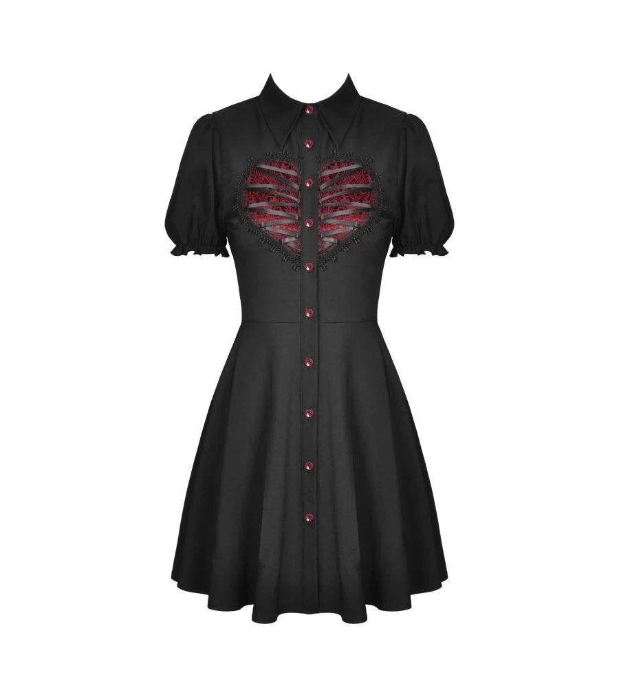 Robe Lolita DARK IN LOVE 'coeur Rouge' – Image 2