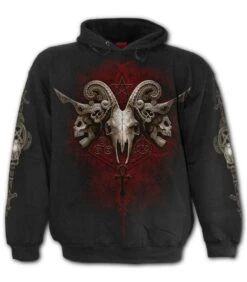Sweat Capuche SPIRAL 'Faces Of Goth'