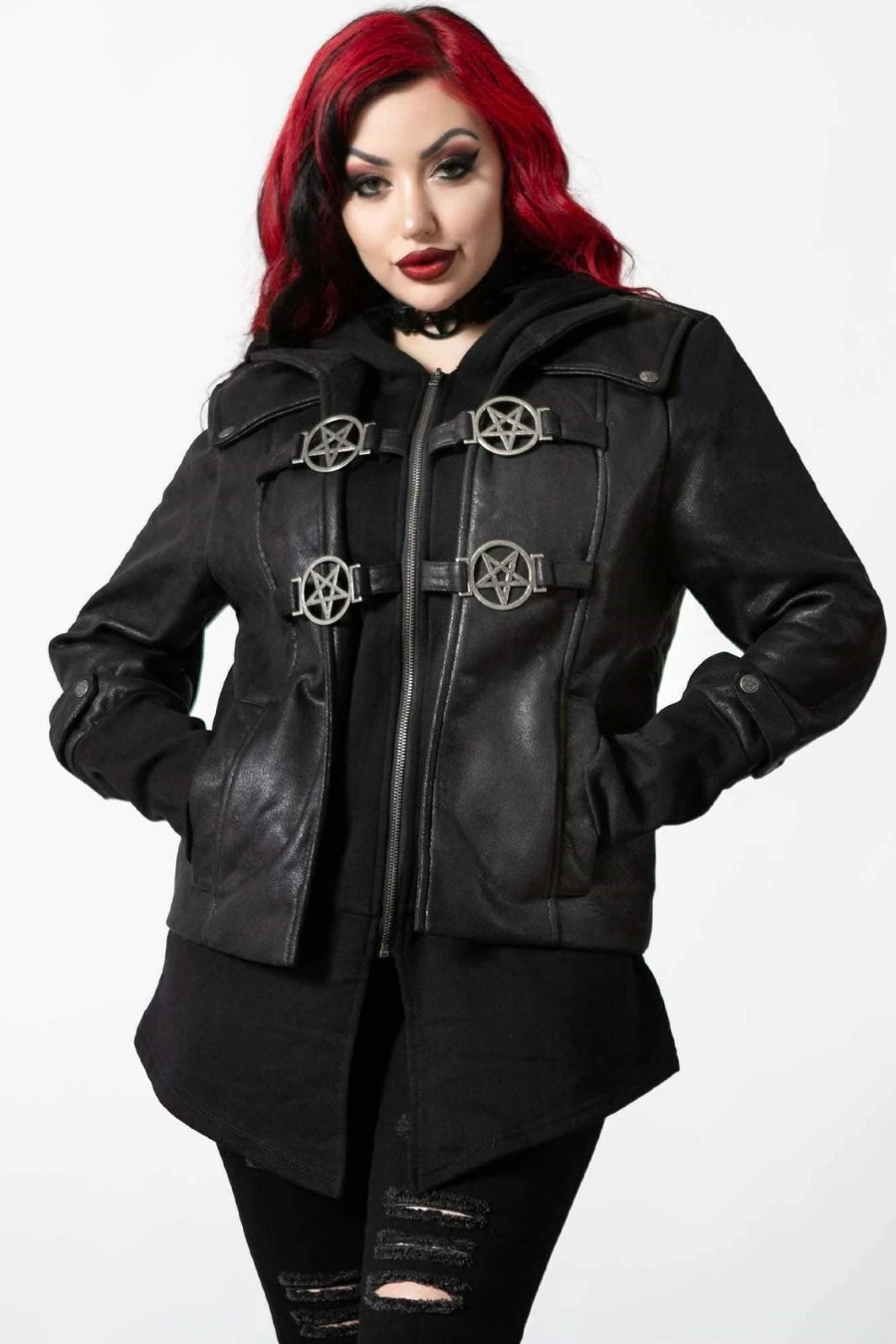 Veste Unisexe KILLSTAR 2 En 1 'Faustus' – Image 2