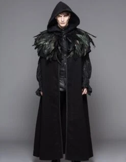 Cape Gothique Unisexe 'dark Crow'