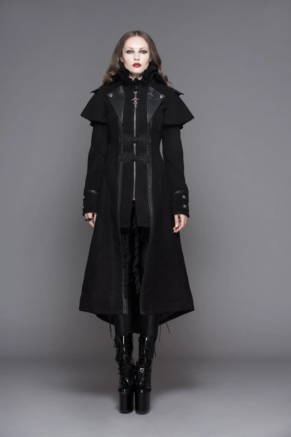 Manteau Gothique Femme DEVIL FASHION – Image 2