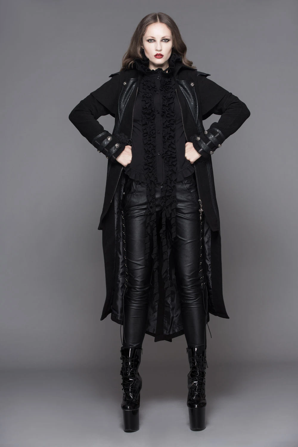 Manteau Gothique Femme DEVIL FASHION – Image 5
