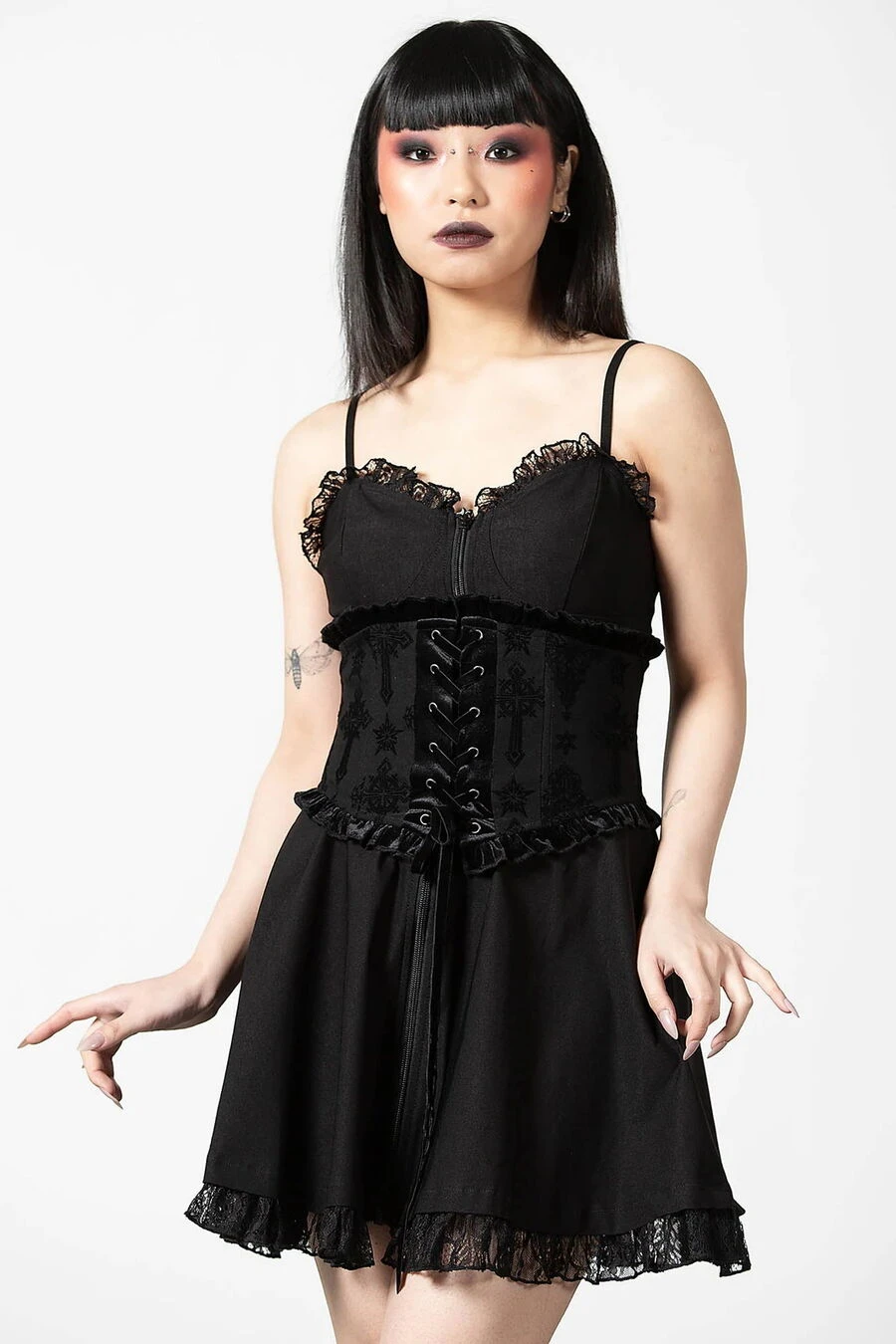 Serre-taille KILLSTAR 'flix Flocked' – Image 4