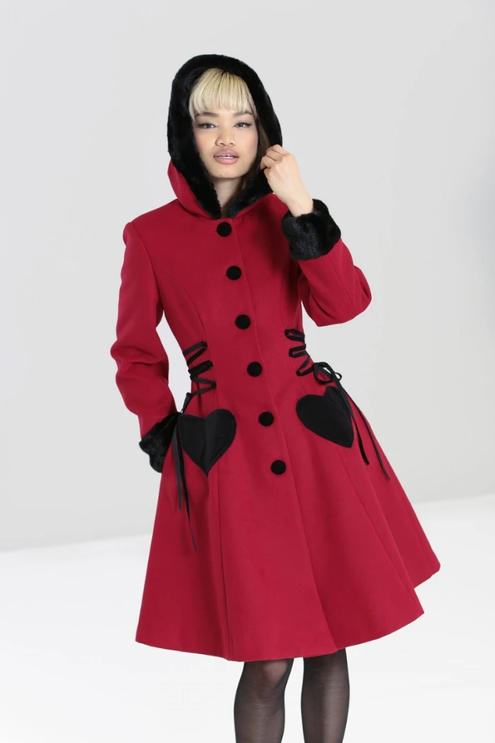 Manteau Lolita HELL BUNNY 'scarlet' – Image 3