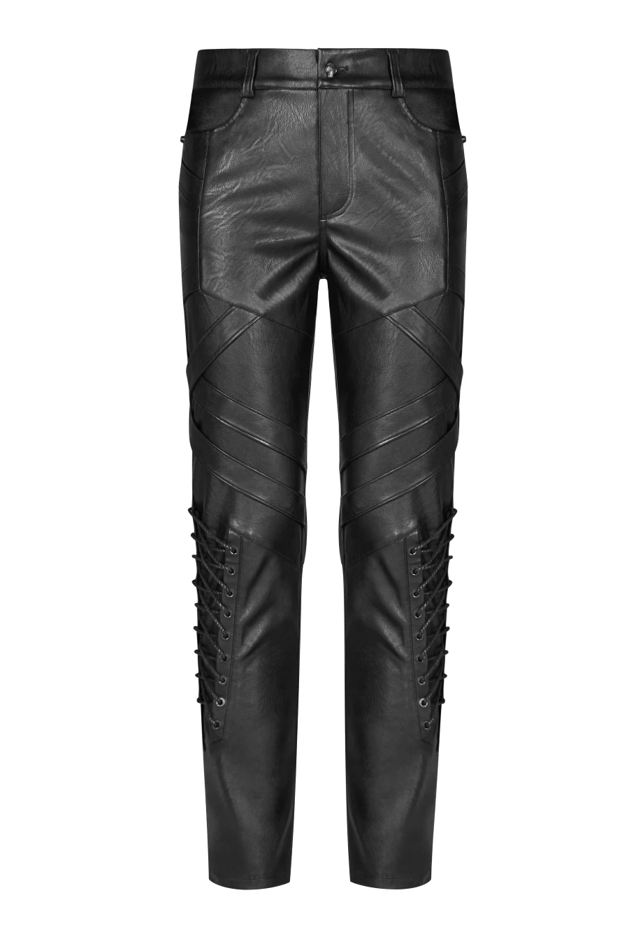 Pantalon Simili Cuir PUNK RAVE 'dimguard' – Image 3
