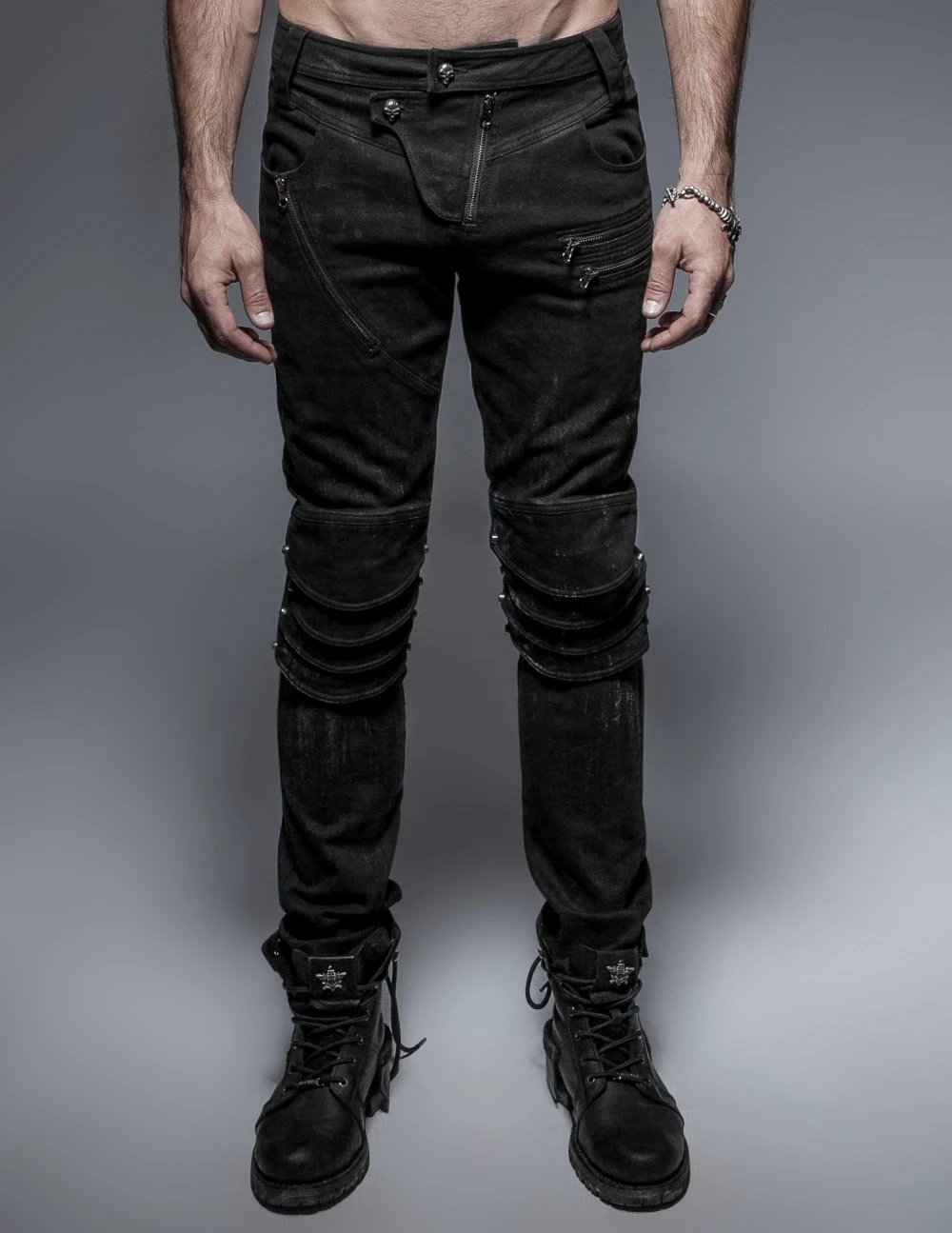 Pantalon Goth Rock Homme PUNK RAVE – Image 2