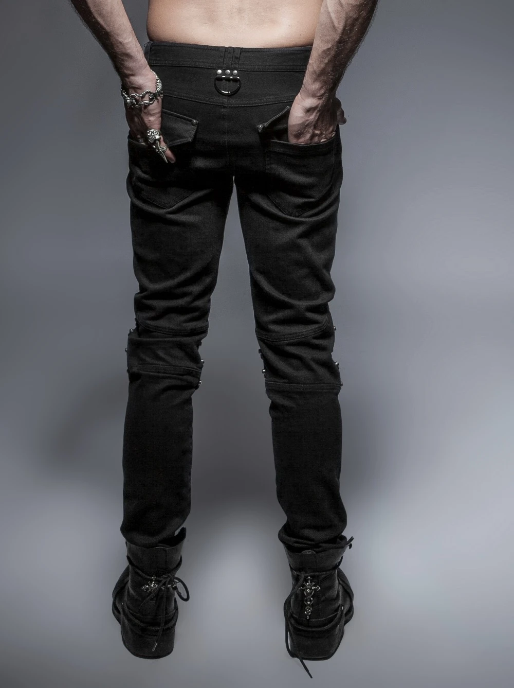 Pantalon Goth Rock Homme PUNK RAVE – Image 3