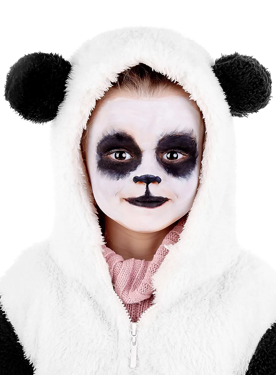 Kit De Maquillage Aqua Noir Et Blanc Avec éponge Et Pinceau – Image 2