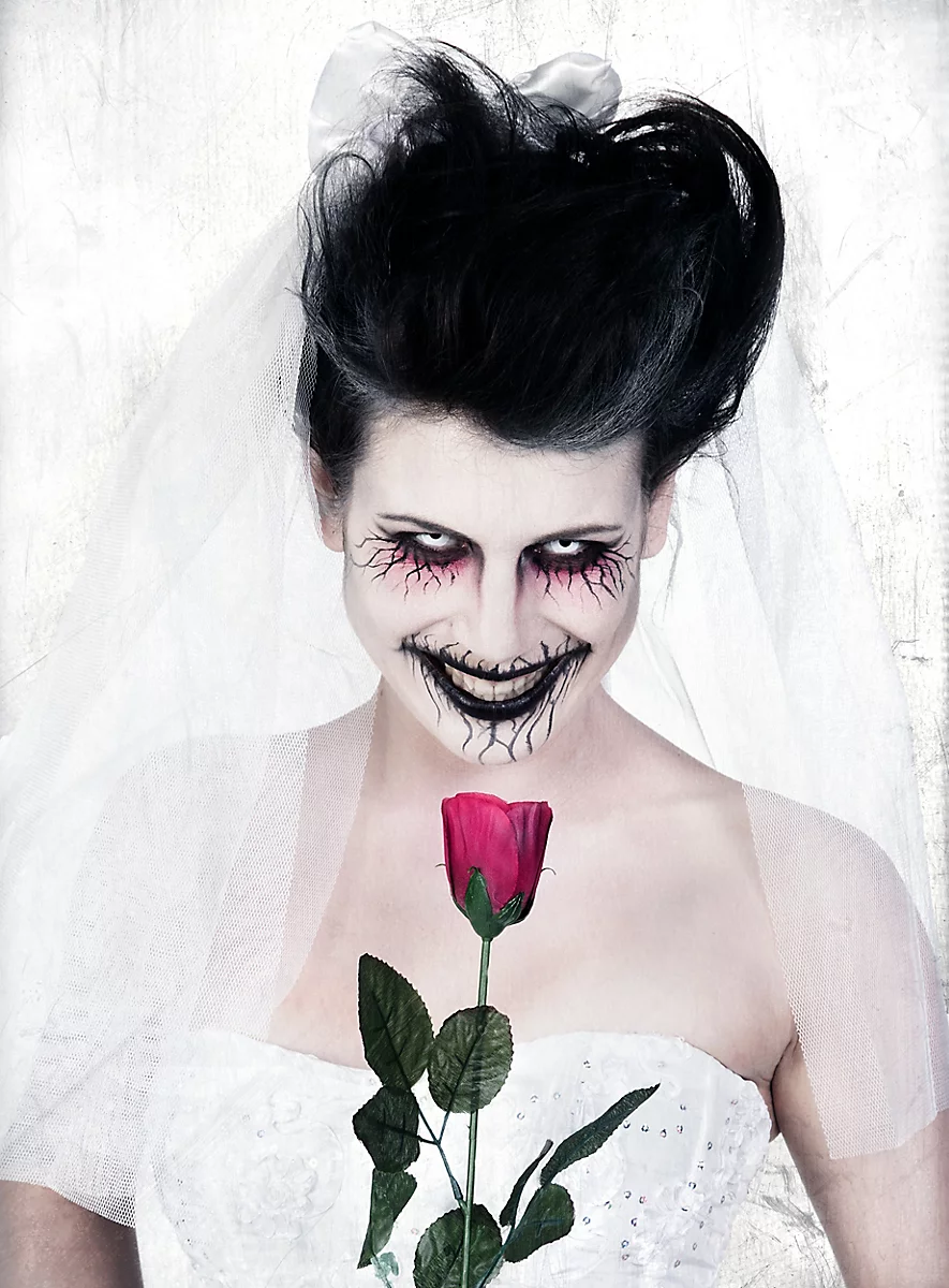 Kit De Maquillage Aqua Noir Et Blanc Avec éponge Et Pinceau – Image 6