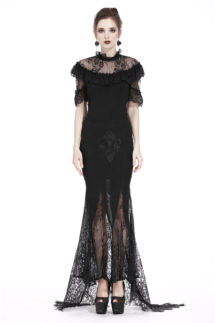 Longue Jupe Sirène DARK IN LOVE – Image 4