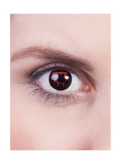 Lentille De Contact Correctrice œil Sanglant Noir