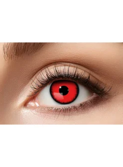 Lentilles De Contact Ange Rouge