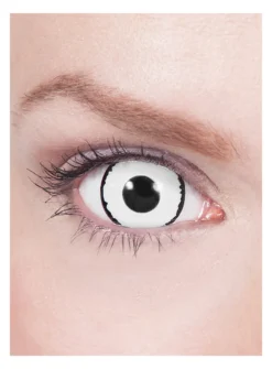 Lentilles De Contact Mini Sclera Noir & Blanc