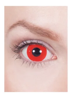 Lentilles De Contact Mini Sclera Rouges