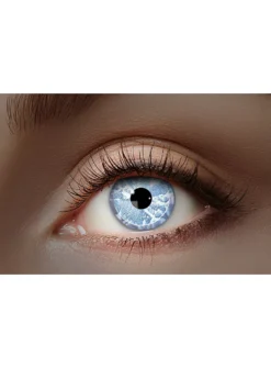 Lentilles De Contact UV Diamant Blanc