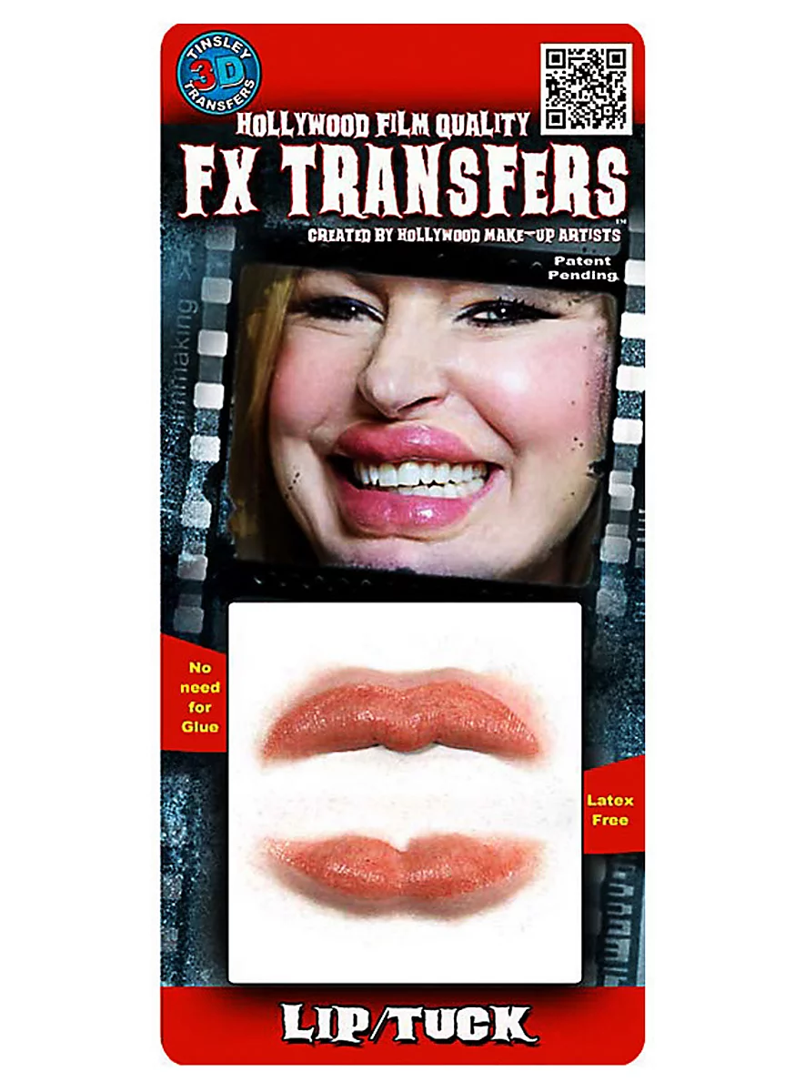 Lèvres Botoxées 3D FX Transfers