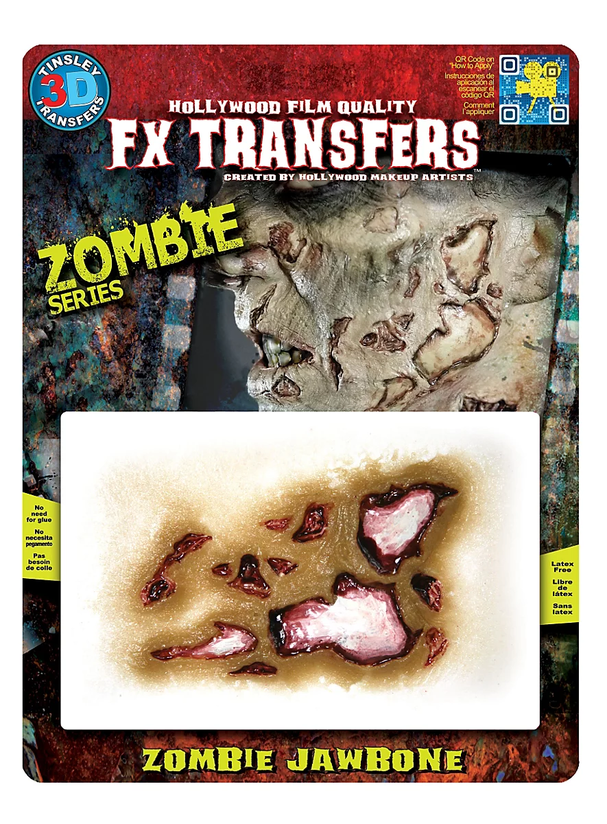 Mâchoire De Zombie 3D FX Transfers